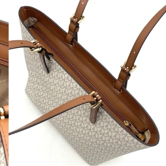 Michael Kors Medium Double Packet Tote Bag & Trifold Wallet
Vanilla/Brown - Picture 7 of 14